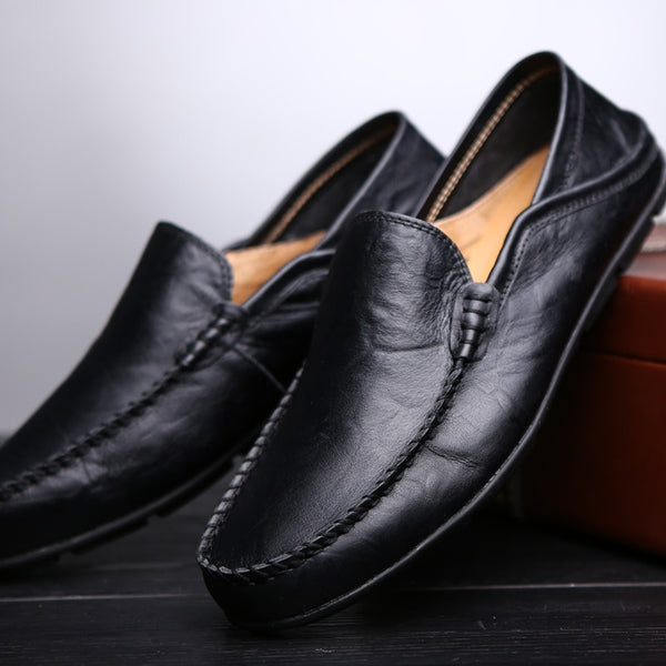 Men Casual Leather Loafers Shoes