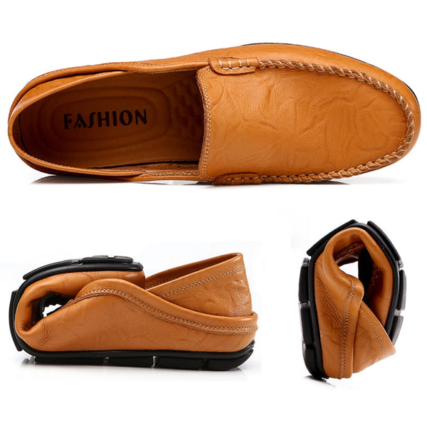 Men Casual Leather Loafers Shoes