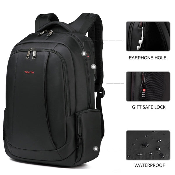 Men Backpack 17.3inch Laptop Backpacks