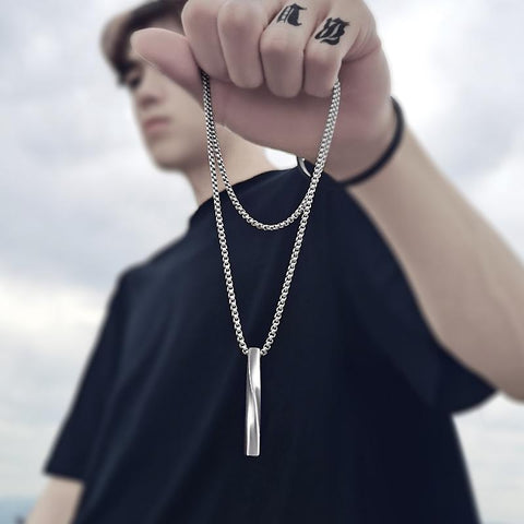 Men Stainless Steel Pendant Necklace Chain