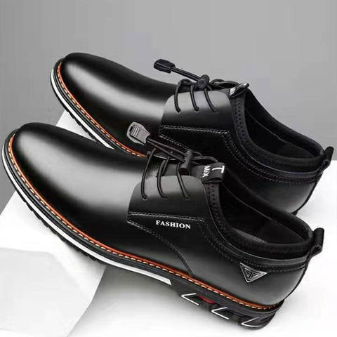 2021British Casual Single Shoes Leather Shoes Formal Shoes New Men Shoes Leather Cowhide Leather Shoes Men Comfortable Low-top