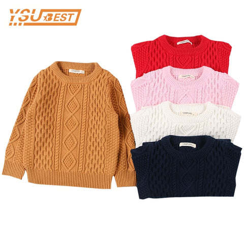 Autumn Baby Boys Girls Sweaters Kids Sweaters Winter Boys Knit Sweater Girls Ripped Sweater Toddler Girls Winter Clothes Boys