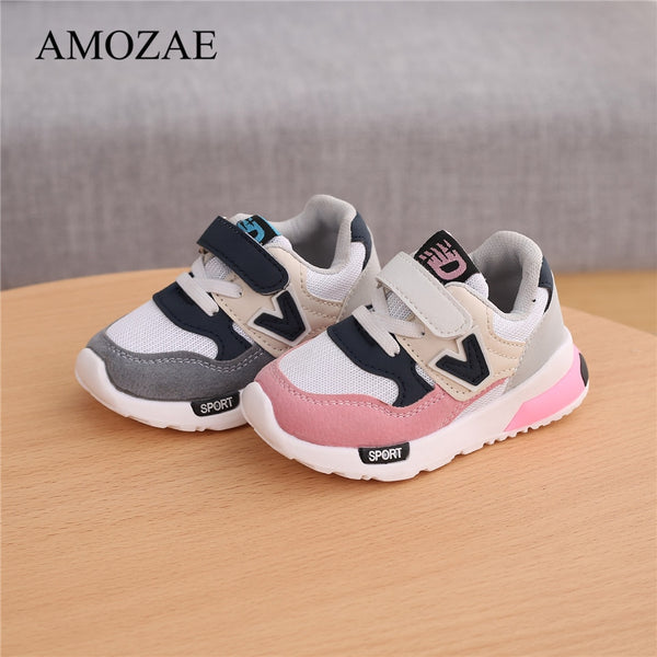 Spring Autumn Kids Shoes Baby Boys Girls Children's Casual Sneakers Breathable Soft Anti-Slip Running Sports Shoes Size 21-30