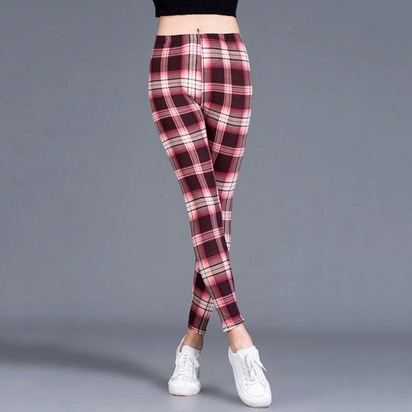 YSDNCHI Black White Pants Striped Elastic Trousers Print Fitness Leggings For Women Sporting Workout Leggins Plus Size Leggings