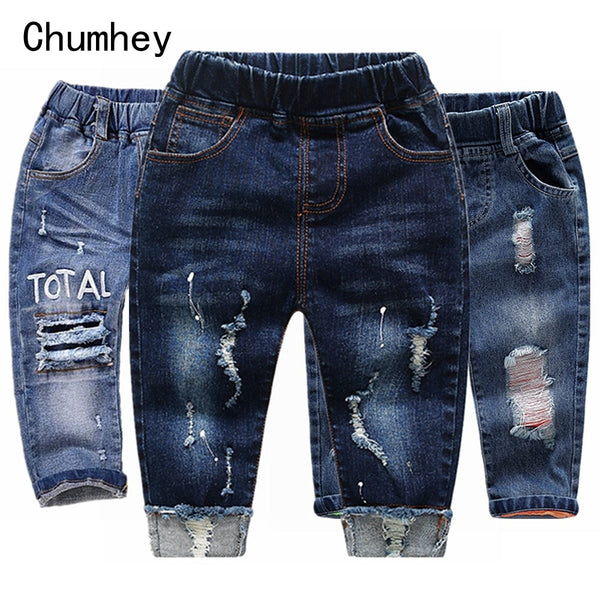 Chumhey 0-6T Spring Autumn Baby Girls Boys Child Jeans Pants Enfant Stretchy Denim Trousers Toddler Clothing 1 2 3 4 5 6