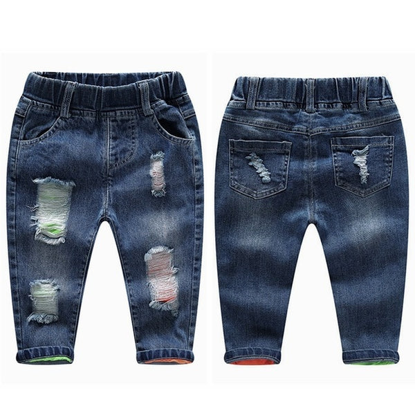 Chumhey 0-6T Spring Autumn Baby Girls Boys Child Jeans Pants Enfant Stretchy Denim Trousers Toddler Clothing 1 2 3 4 5 6