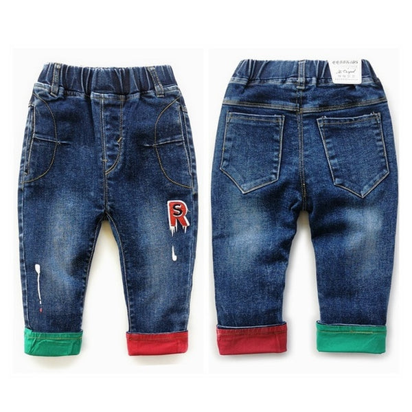 Chumhey 0-6T Spring Autumn Baby Girls Boys Child Jeans Pants Enfant Stretchy Denim Trousers Toddler Clothing 1 2 3 4 5 6