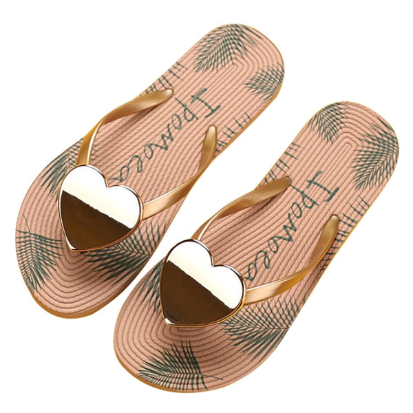 2021 Women Slippers platform flip flops Summer High Heel Slippers Beach Flops Slipper Platform Beach Shoes Sandals Non-slip Feet