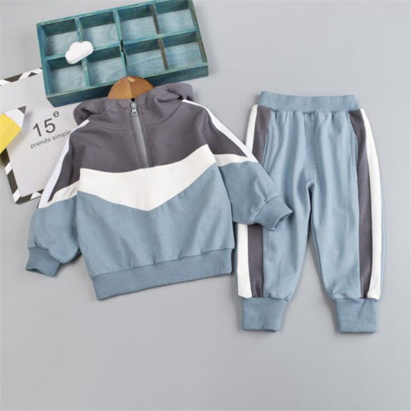 2021 Autumn Baby Clothes Children Boys Girls Sport Letters Hoodies Pants 2Pcs/sets Toddler Active Clothing Infant Kids Tracksuit