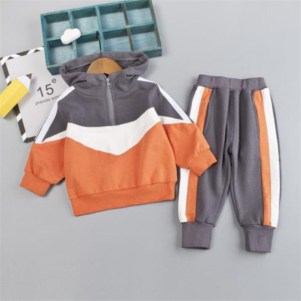 2021 Autumn Baby Clothes Children Boys Girls Sport Letters Hoodies Pants 2Pcs/sets Toddler Active Clothing Infant Kids Tracksuit